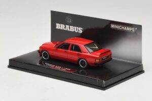 Mercedes Brabus 3.6S 190E W201 Czerwony Minichamps 1:43 437032600 Metal — zdjęcie 3 z 5