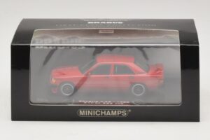 Mercedes Brabus 3.6S 190E W201 Czerwony Minichamps 1:43 437032600 Metal — zdjęcie 5 z 5