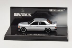 Mercedes Brabus 3.6S 190E W201 Srebrny Minichamps 1:43 437032604 Metal