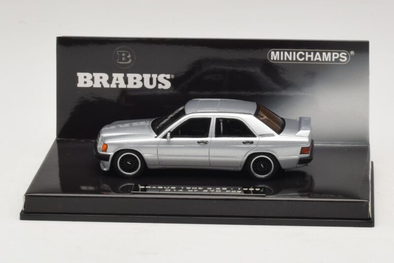 Mercedes Brabus 3.6S 190E W201 Srebrny Minichamps 1:43 437032604 Metal