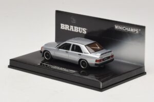 Mercedes Brabus 3.6S 190E W201 Srebrny Minichamps 1:43 437032604 Metal — zdjęcie 3 z 5