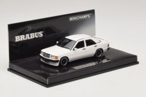 Mercedes Brabus 3.6S 190E W201 Biały Minichamps 1:43 437032602 Metal — zdjęcie 2 z 5