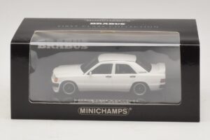 Mercedes Brabus 3.6S 190E W201 Biały Minichamps 1:43 437032602 Metal — zdjęcie 5 z 5