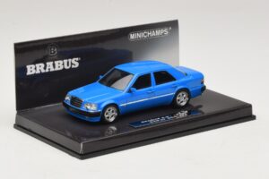 Mercedes Brabus 6.5 500E W124 Niebieski Minichamps 1:43 437032502 Metal — zdjęcie 2 z 5