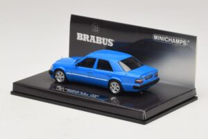 Mercedes Brabus 6.5 500E W124 Niebieski Minichamps 1:43 437032502 Metal — zdjęcie 3 z 5