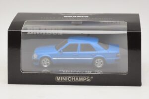 Mercedes Brabus 6.5 500E W124 Niebieski Minichamps 1:43 437032502 Metal — zdjęcie 5 z 5