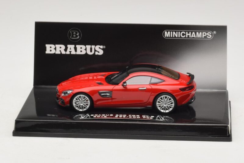 Mercedes Brabus 600 GT S C190 Czerwony Minichamps 1:43 Mercedes Brabus 600 GT S C190 Czerwony Minichamps 1:43 437032521 Metal