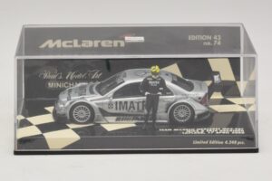 Mercedes C203 DTM Team McLaren Mercedes MP4-98T Mika & Erja Hakkinen Lapland 17 April 2000 Minichamps 1:43 530984378-P1 Metal — zdjęcie 4 z 4
