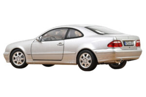 Mercedes CLK C208 Brilliant Silver Norev 1:18 183335 Metal — zdjęcie 3 z 3