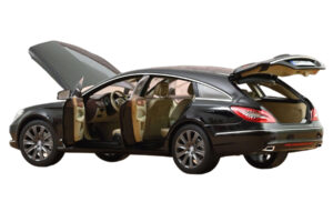 Mercedes CLS Shooting Brake X218 Obsidian Black Metallic Norev 1:18 183944 Metal — zdjęcie 2 z 3