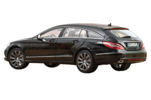Mercedes CLS Shooting Brake X218 Obsidian Black Metallic Norev 1:18 183944 Metal — zdjęcie 3 z 3