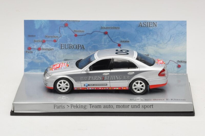 Mercedes E-Class #5 Team Auto Motor und Sport Rally Paris-Peking 2007 Minichamps 1:43 Mercedes E-Class #5 Team Auto Motor und Sport Rally Paris-Peking 2007 Minichamps 1:43 B66962261 Metal