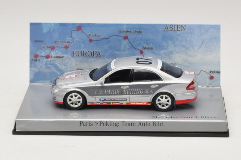 Mercedes E-Class #7 Team Auto Bild Rally Paris-Peking 2007 Minichamps 1:43 Mercedes E-Class #7 Team Auto Bild Rally Paris-Peking 2007 Minichamps 1:43 B66962263 Metal