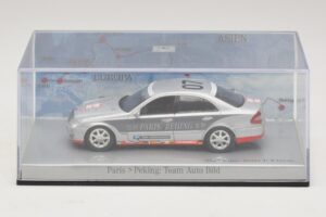 Mercedes E-Class #7 Team Auto Bild Rally Paris-Peking 2007 Minichamps 1:43 B66962263 Metal — zdjęcie 4 z 5