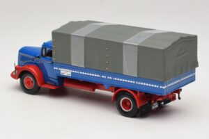 Mercedes L 315 Samochód Skrzyniowy Niebiesko-Czerwony Minichamps 1:43 439034420 Metal — zdjęcie 5 z 6