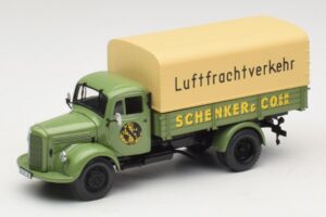 Mercedes L 3500 Ciężarówka Skrzyniowa Schenker Minichamps 1:43 439350028 Metal