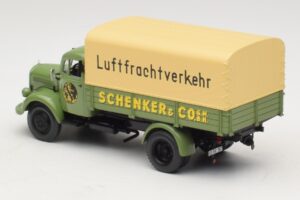Mercedes L 3500 Ciężarówka Skrzyniowa Schenker Minichamps 1:43 439350028 Metal — zdjęcie 5 z 6