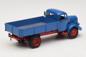 Mercedes L 3500 Wywrotka Niebieski Czerwony Minichamps 1:43 439350004 Metal — zdjęcie 2 z 6