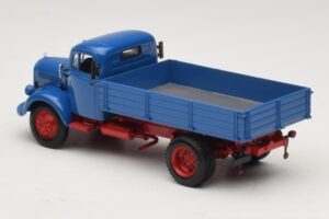 Mercedes L 3500 Wywrotka Niebieski Czerwony Minichamps 1:43 439350004 Metal — zdjęcie 5 z 6