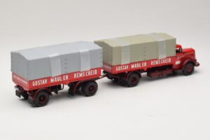 Mercedes L315 Pritschenzug Gustav Mauler Minichamps 1:43 499034720 Metal — zdjęcie 2 z 6
