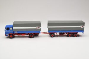Mercedes LP1620 Pritschenzug Fern Schnell Gut Minichamps 1:43 499034820 Metal — zdjęcie 3 z 6