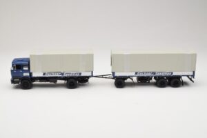Mercedes LP1624 Pritschenzug Dachser Minichamps 1:43 499034821 Metal — zdjęcie 3 z 6