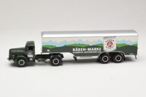 Mercedes LS315 Koffersattelzug Bärenmarke Minichamps 1:43 499034780 Metal — zdjęcie 3 z 6