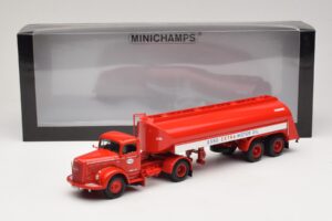 Mercedes LS315 Tanksattelzug Esso Minichamps 1:43 499034770 Metal — zdjęcie 6 z 6