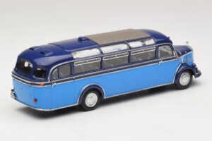 Mercedes O 3500 Autobus Błękitny Ciemnoniebieski Minichamps 1:43 439360011 Metal — zdjęcie 2 z 6