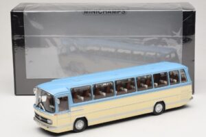 Mercedes O302 Niebieski Kremowy Minichamps 1:43 439035181 Metal — zdjęcie 6 z 6