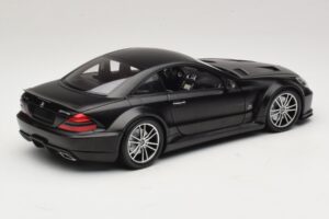 Mercedes SL65 AMG R230 Black Series Matt Black Minichamps 1:18 100038121 Metal — zdjęcie 3 z 8