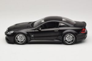 Mercedes SL65 AMG R230 Black Series Matt Black Minichamps 1:18 100038121 Metal — zdjęcie 4 z 8