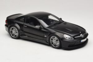 Mercedes SL65 AMG R230 Black Series Matt Black Minichamps 1:18 100038121 Metal — zdjęcie 6 z 8
