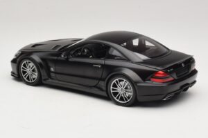 Mercedes SL65 AMG R230 Black Series Matt Black Minichamps 1:18 100038121 Metal — zdjęcie 7 z 8