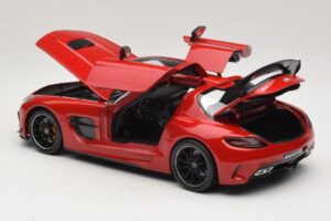 Mercedes SLS AMG C197 Black Series Czerwony Minichamps 1:18 110033022 Metal — zdjęcie 5 z 8