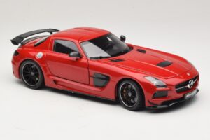 Mercedes SLS AMG C197 Black Series Czerwony Minichamps 1:18 110033022 Metal — zdjęcie 6 z 8
