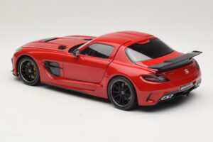 Mercedes SLS AMG C197 Black Series Czerwony Minichamps 1:18 110033022 Metal — zdjęcie 7 z 8