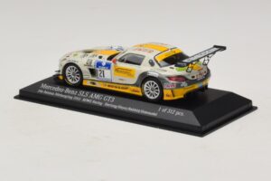 Mercedes SLS AMG GT3 #21 Rowe Racing Hartung / Heyer Nurburgring 24 Hours 2013 Minichamps 1:43 410133221 Metal — zdjęcie 3 z 4