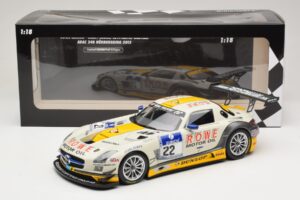 Mercedes SLS AMG GT3 #22 Graf / Jager Rowe Racing 24 Hours of Nurburgring 2013 Minichamps 1:18 151133122 Metal — zdjęcie 6 z 6