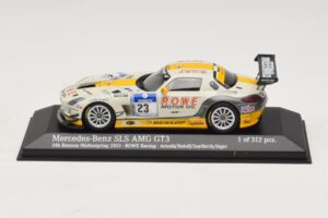 Mercedes SLS AMG GT3 #23 Rowe Racing Arnold / Roloff Nurburgring 24 Hours 2013 Minichamps 1:43 410133223 Metal