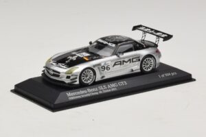 Mercedes SLS AMG GT3 #96 M. Hakkinen / R. Arnold 6 Hours of Zhuhai 2011 Minichamps 1:43 410113296 Metal — zdjęcie 2 z 4