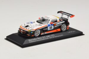 Mercedes SLS AMG GT3 #66 Hankook C. Frankenhout / Simonsen 24 Hours of Nurburgring 2012 Minichamps 1:43 437123266 Metal — zdjęcie 2 z 4