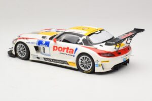 Mercedes SLS AMG GT3 #9 B. Schneider / J. Bleekemolen Black Falcon 24 Hours of Nurburgring Winner 2013 Minichamps 1:18 151133 — zdjęcie 5 z 6