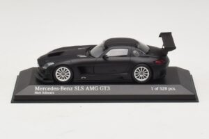 Mercedes SLS AMG GT3 Matowy Czarny Minichamps 1:43 410113200 Metal
