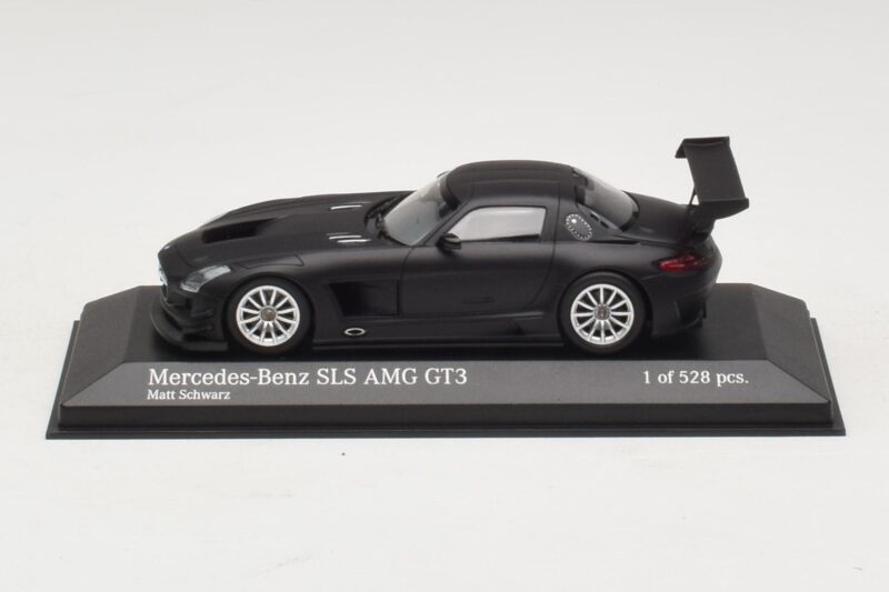 Mercedes SLS AMG GT3 Matowy Czarny Minichamps 1:43 410113200 Metal