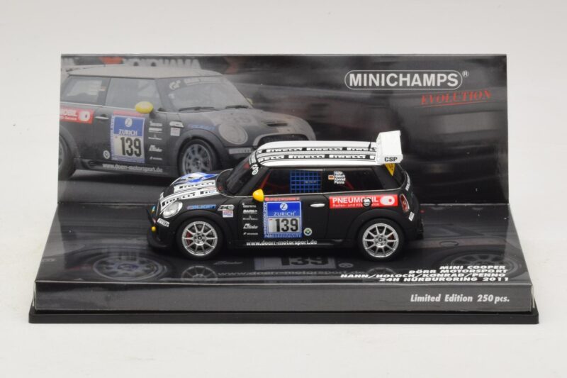 Mini Cooper Dörr Motorsport #139 Hahn / Holoch 24 Hours of Nürburgring 2011 Minichamps 1:43 437112139 Metal