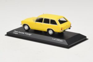 Opel Ascona A Voyage Żółty Minichamps 1:43 400045811 Metal — zdjęcie 3 z 4