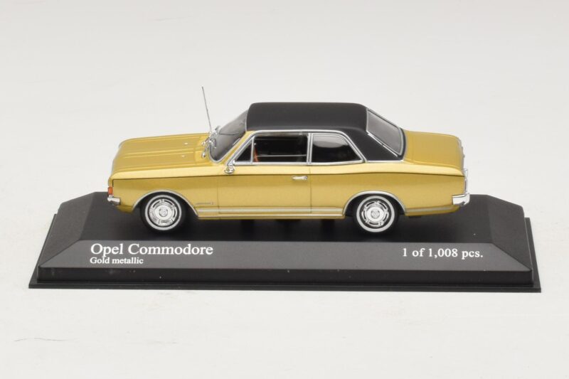 Opel Commodore A Złoty Metalik Minichamps 1:43 430046165 Metal