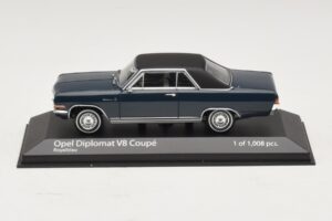Opel Diplomat A V8 Coupe Ciemnoniebieski Minichamps 1:43 400048021 Metal