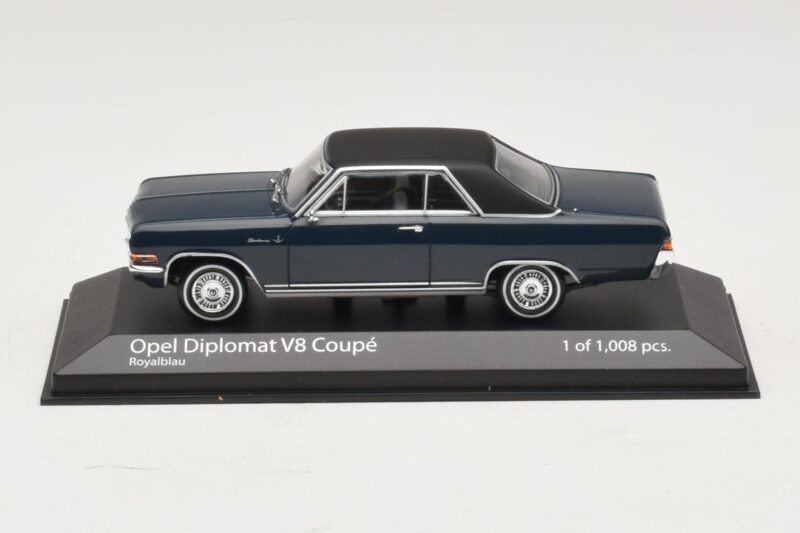 Opel Diplomat A V8 Coupe Ciemnoniebieski Minichamps 1:43 400048021 Metal